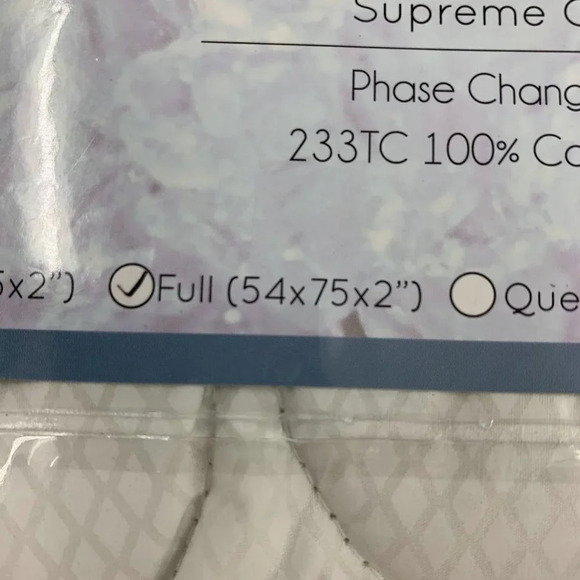 Allied‎ Home Lofty Mattress Pad Apex Cooling Comfort Mattress Pad Size Full NWT - Picture 3 of 9